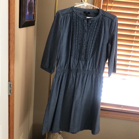 GAP Dresses & Skirts - Gap denim jean chambray dress women size 12